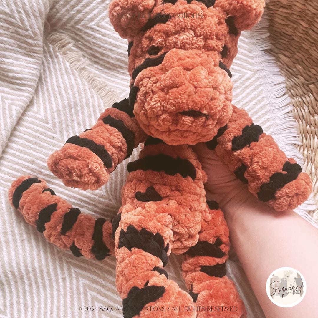 Vintage Crochet Pattern Tiger | Tiger Pattern Amigurumi Vintage Crochet |