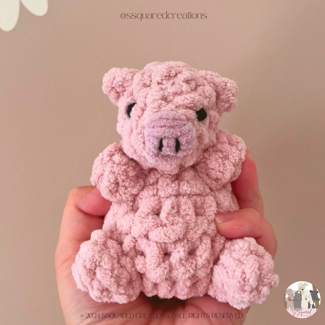 PIGGIE PLOP - Crochet Pattern PDF