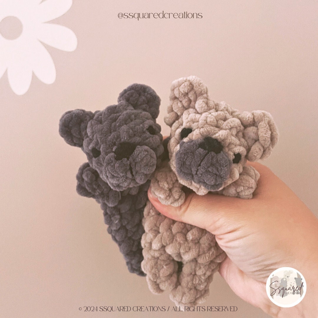 TEENIE FRENCHIE DOG - Crochet Snuggler Pattern