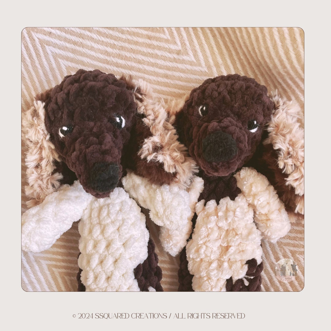 Weiner Dog Crochet Pattern | Low Sew Amigurumi Dog Crochet Pattern | Small Dog Crocheted Plush Yarn for Intermediate Beginners