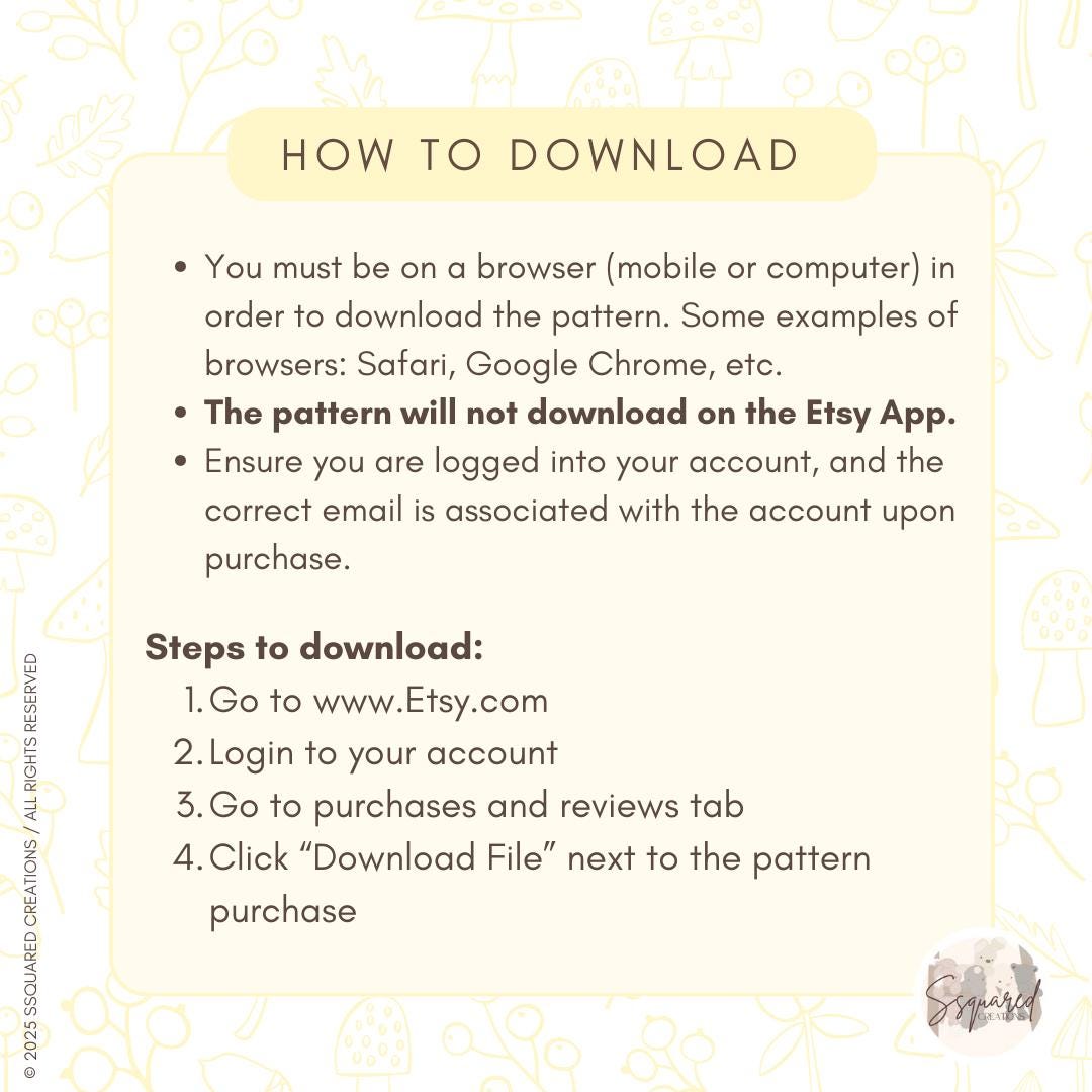 Lil' Forest Friends - Crochet Plushie Pattern Bundle | No sew crochet amigurumi