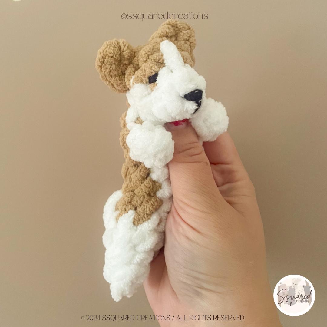 TEENIE CORGI DOG - Crochet Snuggler Pattern
