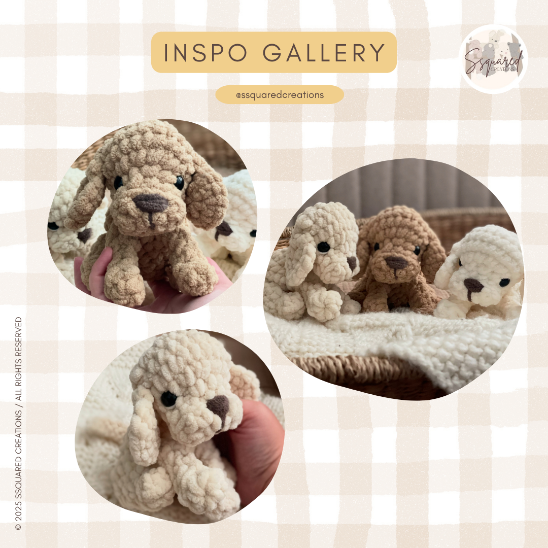 Little Lady Dog Crochet Pattern PDF Low Sew