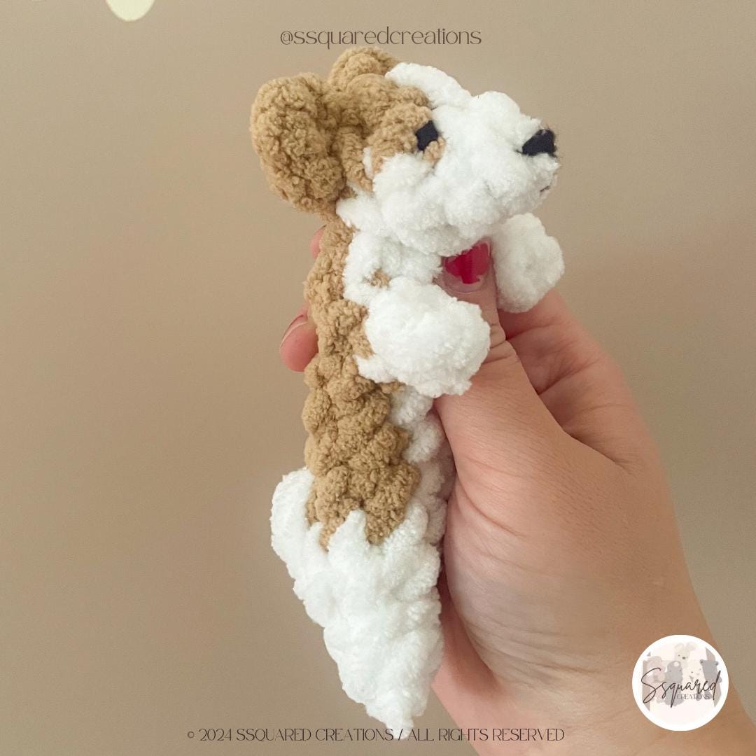TEENIE CORGI DOG - Crochet Snuggler Pattern