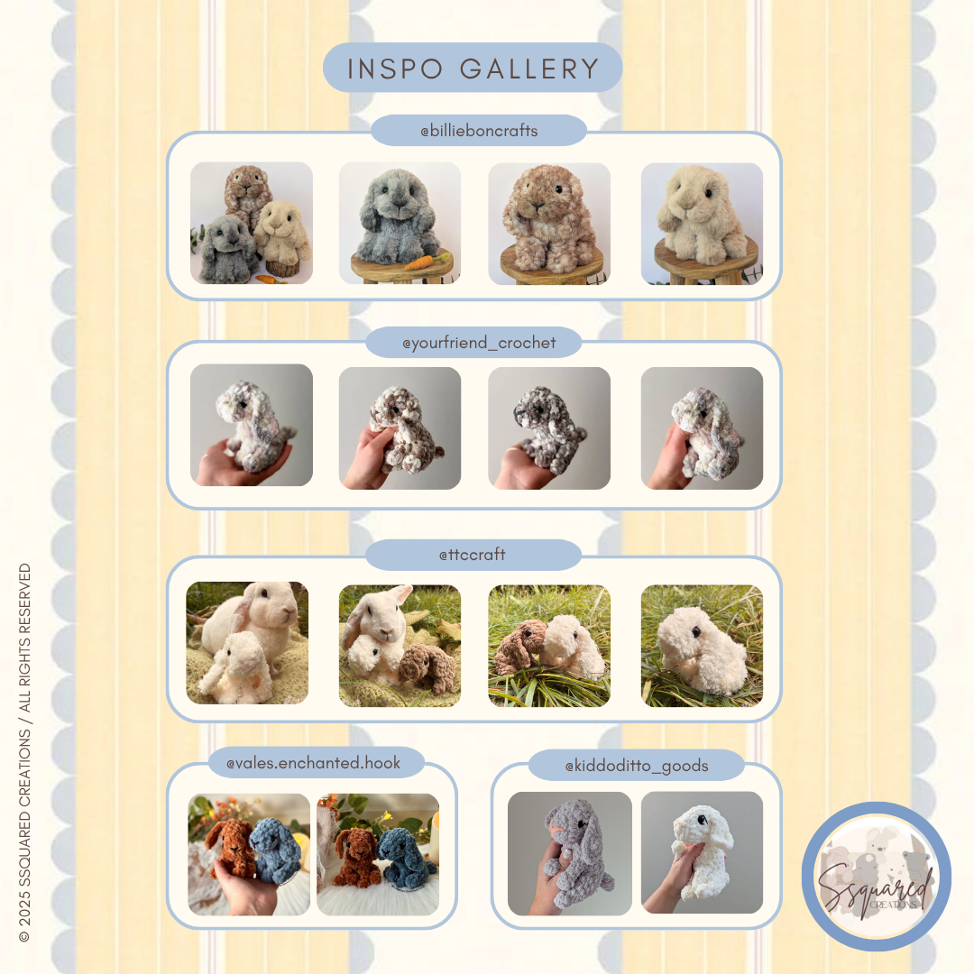 Butter Bunny Crochet Pattern PDF Low Sew