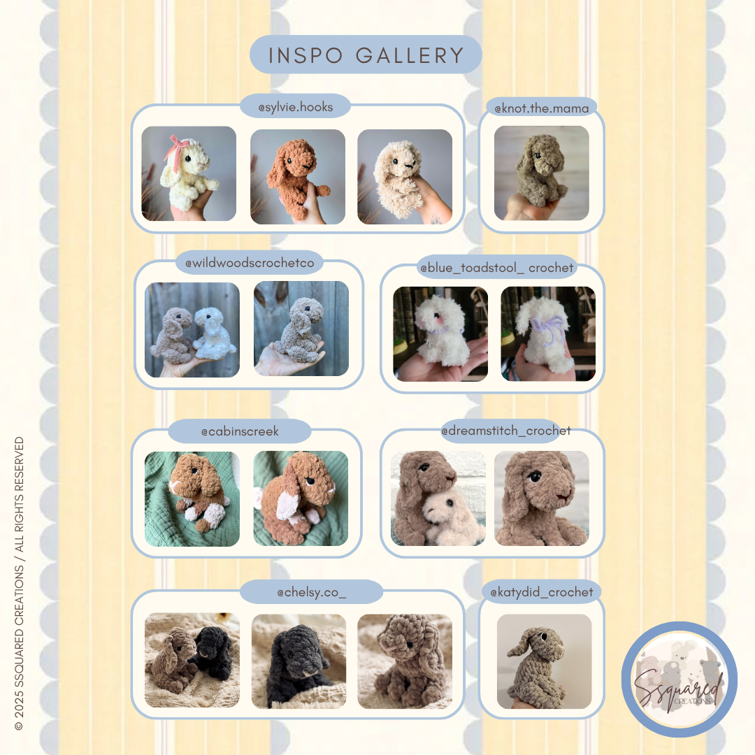 Butter Bunny Crochet Pattern PDF Low Sew