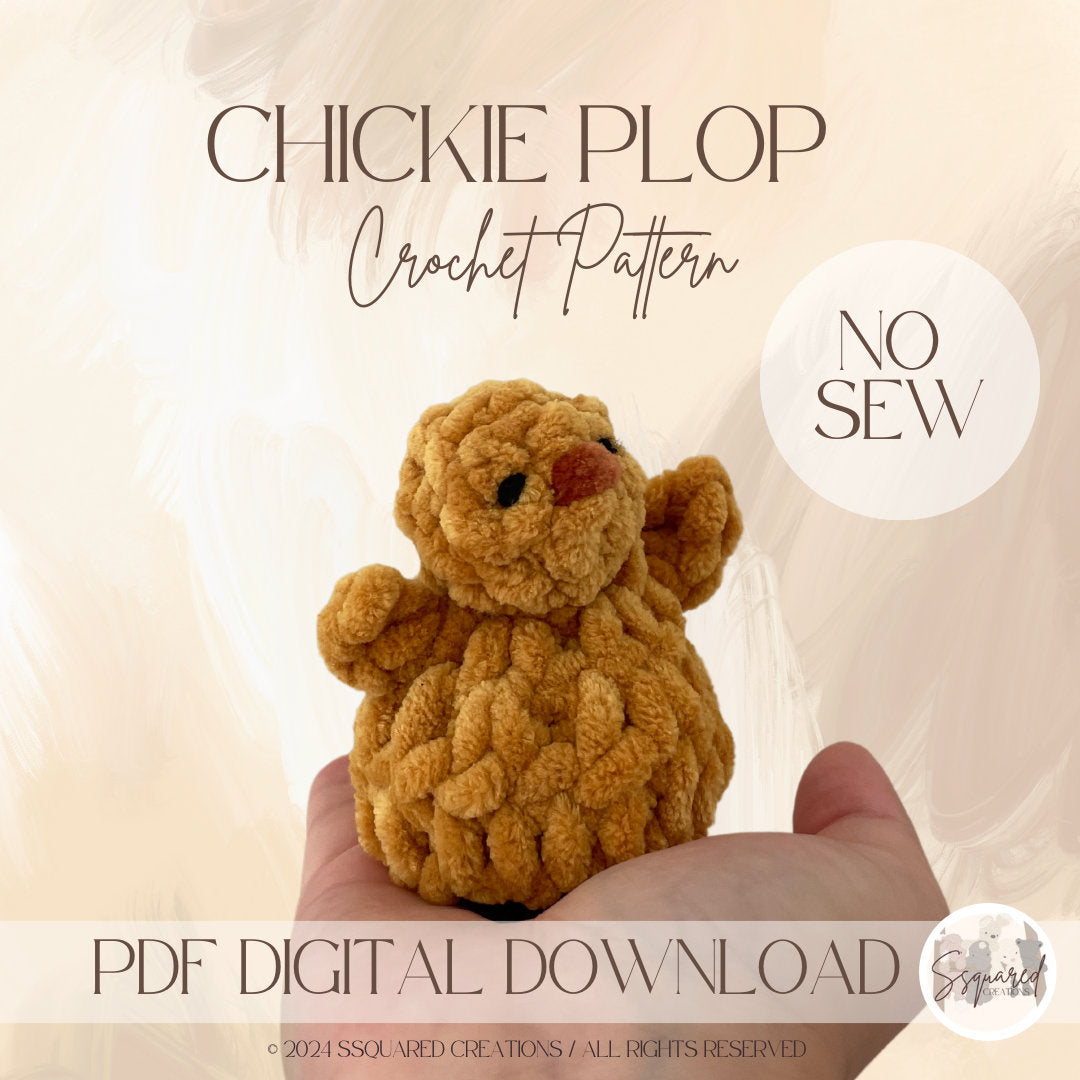 CHICKIE PLOP - Crochet Pattern PDF