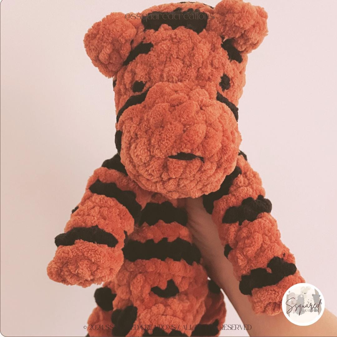 Vintage Crochet Pattern Tiger | Tiger Pattern Amigurumi Vintage Crochet |