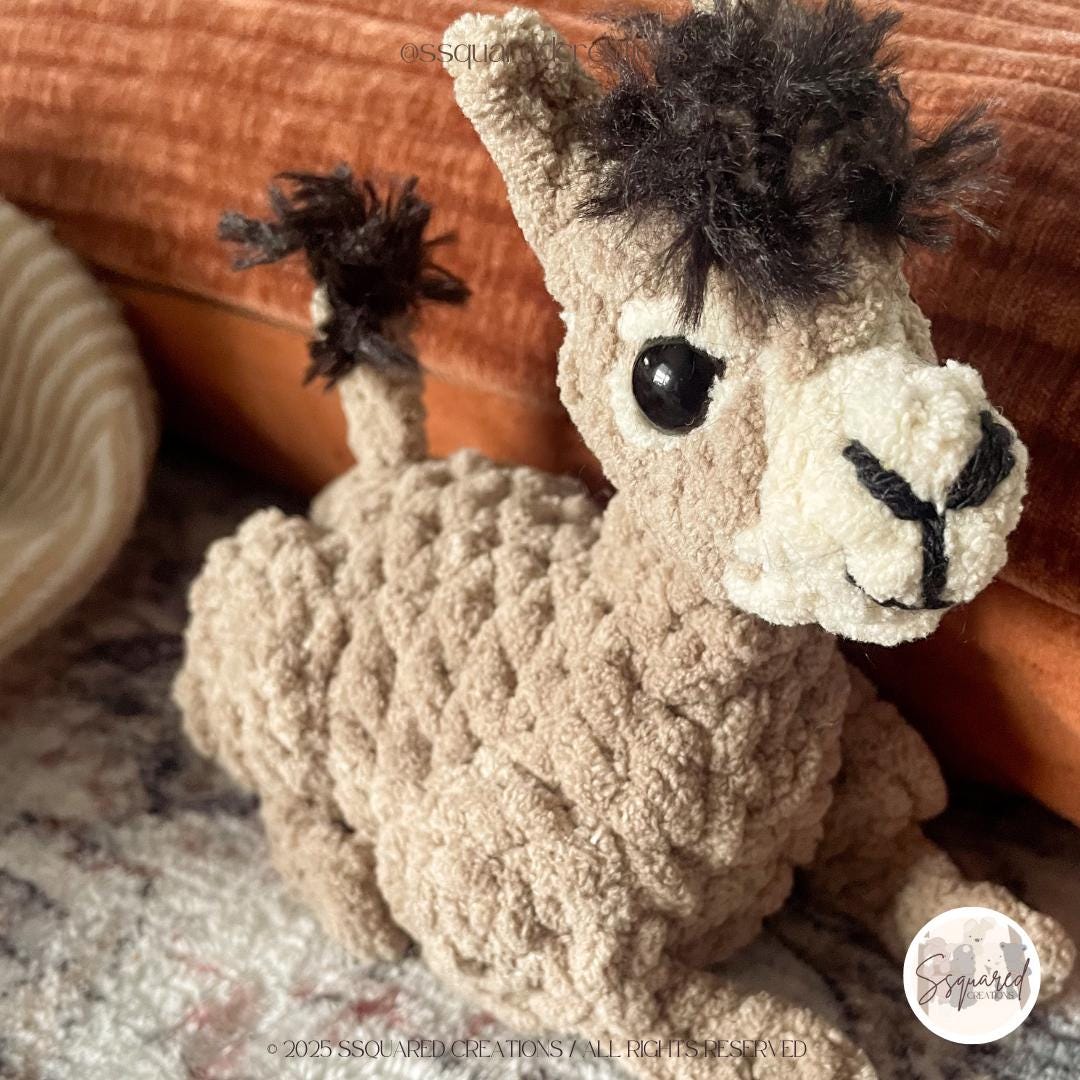 Fenn the Foal Crochet Pattern | Low Sew Amigurumi Horse Crochet Pattern | Baby Horse Crochet Pattern for Intermediate Beginners