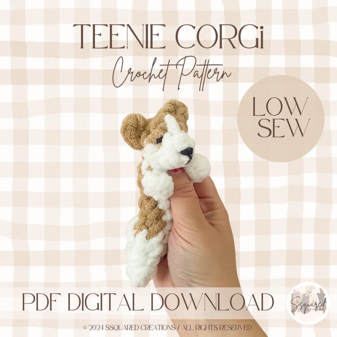 TEENIE CORGI DOG - Crochet Snuggler Pattern